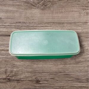 Vintage Tupperware Jadite Green Celery Keeper Container w/Insert 782-3 Lid 782-3